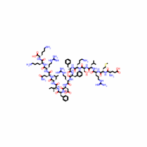 L-α-Glutamyl-L-methionyl-L-arginyl-L-leucyl-L-seryl-L-lysyl-L-phenylalanyl-L-phenylalanyl-L-arginyl-L-α-aspartyl-L-phenylalanyl-L-isoleucyl-L-leucyl-L-glutaminyl-L-arginyl-L-lysyl-L-lysine