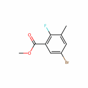 Methyl 5-bromo-2-fluoro-3-methylbenzoate