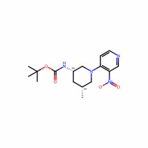 tert-Butyl [(3S,5R)-5-methyl-1-(3-nitropyridin-4-yl)piperidin-3-yl]carbamate