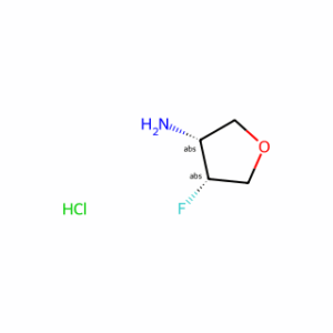 (3R,4R)-4-fluorotetrahydrofuran-3-amine;hydrochloride