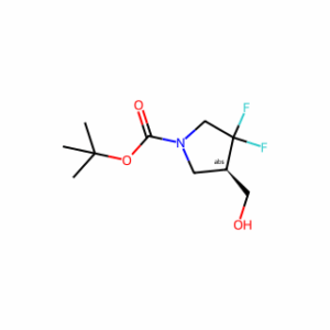 tert-butyl (4R)-3,3-difluoro-4-(hydroxymethyl)pyrrolidine-1-carboxylate
