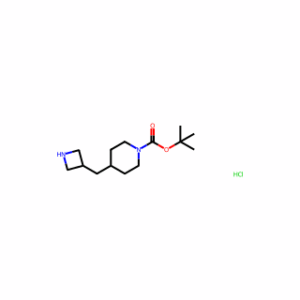 tert-butyl 4-(azetidin-3-ylmethyl)piperidine-1-carboxylate hydrochloride