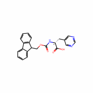 (R)-2-((((9H-Fluoren-9-yl)methoxy)carbonyl)amino)-3-(pyrimidin-5-yl)propanoic acid