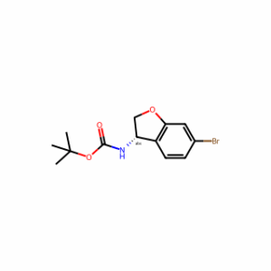 tert-butyl N-[(3S)-6-bromo-2,3-dihydrobenzofuran-3-yl]carbamate