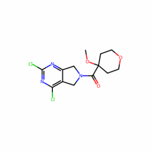 (2,4-dichloro-5,7-dihydropyrrolo[3,4-d]pyrimidin-6-yl)-(4-methoxytetrahydropyran-4-yl)methanone