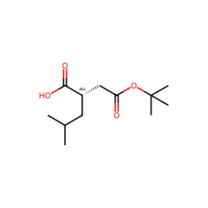 (S)-2-isobutylsuccinic acid 4-O-t-butyl ester