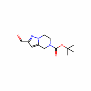 TERT-BUTYL 2-FORMYL-6,7-DIHYDROPYRAZOLO[1,5-A]PYRAZINE-5(4H)-CARBOXYLATE