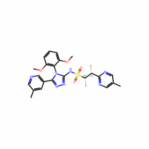 (2S,3R)-N-(4-(2,6-Dimethoxyphenyl)-5-(5-methylpyridin-3-yl)-4H-1,2,4-triazol-3-yl)-3-(5-methylpyrimidin-2-yl)butane-2-sulfonamide