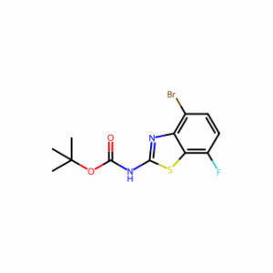 Tert-Butyl (4-Bromo-7-Fluorobenzo[D]Thiazol-2-Yl)Carbamate