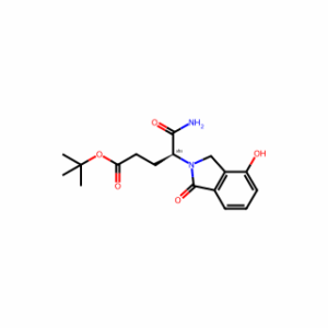 tert-Butyl (S)-5-Amino-4-(4-hydroxy-1-oxoisoindolin-2-yl)-5-oxopentanoate
