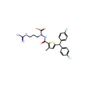 (S)-2-(5-(Bis(4-Chlorophenyl)Methyl)-3-Methylthiophene-2-Carboxamido)-5-Guanidinopentanoic Acid