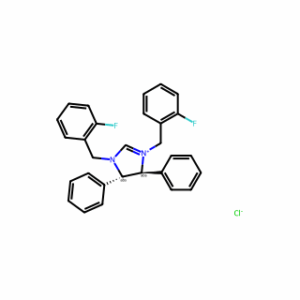 (4S,5S)-1,3-Bis(2-fluorobenzyl)-4,5-diphenyl-4,5-dihydro-1H-imidazol-3-ium chloride