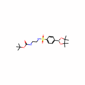 tert-Butyl (2-((4-(4,4,5,5-tetramethyl-1,3,2-dioxaborolan-2-yl)phenyl)sulfonamido)ethyl)carbamate