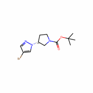 Tert-butyl (R)-3-(4-bromo-1H-pyrazol-1-yl)pyrrolidine-1-carboxylate