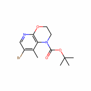 tert-Butyl 7-bromo-8-methyl-2,3-dihydro-1H-pyrido[2,3-b][1,4]oxazine-1-carboxylate