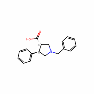 (3S,4R)-1-Benzyl-4-phenylpyrrolidine-3-carboxylic acid