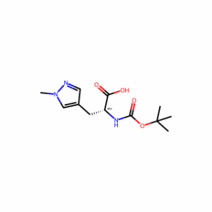 (2R)-2-{[(tert-butoxy)carbonyl]amino}-3-(1-methyl-1H-pyrazol-4-yl)propanoic acid