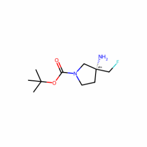 tert-butyl (3R)-3-amino-3-(fluoromethyl)pyrrolidine-1-carboxylate