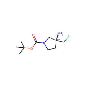 tert-Butyl (S)-3-amino-3-(fluoromethyl)pyrrolidine-1-carboxylate