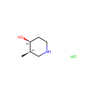 (3R,4S)-3-Methylpiperidin-4-ol hydrochloride