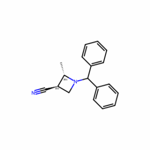 (2S,3R)-1-benzhydryl-2-methyl-azetidine-3-carbonitrile