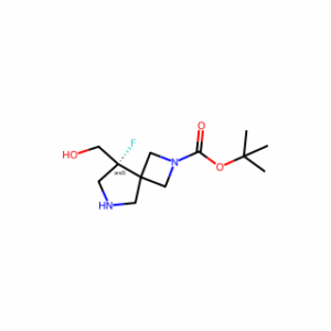 tert-butyl 8-fluoro-8-(hydroxymethyl)-2,6-diazaspiro[3.4]octane-2-carboxylate