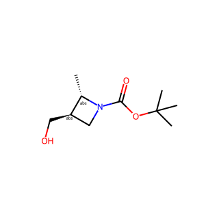 tert-butyl (2S,3R)-3-(hydroxymethyl)-2-methyl-azetidine-1-carboxylate