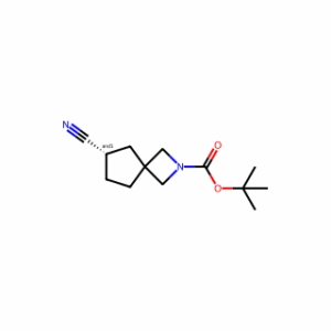 tert-butyl 6-cyano-2-azaspiro[3.4]octane-2-carboxylate