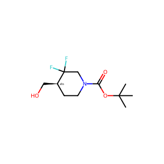 tert-butyl (4S)-3,3-difluoro-4-(hydroxymethyl)piperidine-1-carboxylate