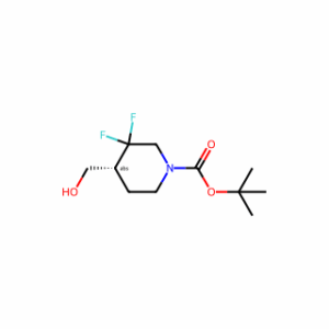 tert-butyl (4R)-3,3-difluoro-4-(hydroxymethyl)piperidine-1-carboxylate