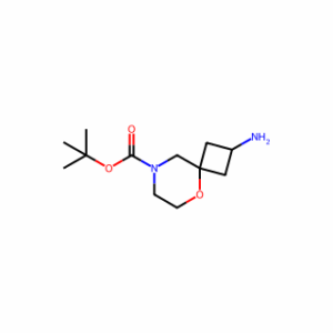tert-butyl 2-amino-5-oxa-8-azaspiro[3.5]nonane-8-carboxylate