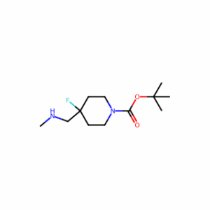 tert-butyl 4-fluoro-4-[(methylamino)methyl]piperidine-1-carboxylate