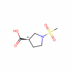 (3R)-1-methanesulfonylpyrrolidine-3-carboxylic acid