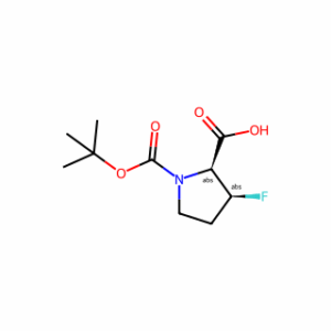 (2S,3S)-1-[(tert-butoxy)carbonyl]-3-fluoropyrrolidine-2-carboxylic acid