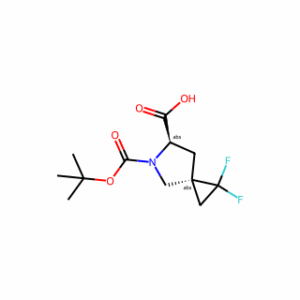 (3R,6R)-5-[(tert-butoxy)carbonyl]-1,1-difluoro-5-azaspiro[2.4]heptane-6-carboxylic acid