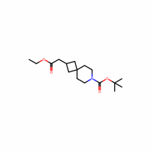 tert-butyl 2-(2-ethoxy-2-oxoethyl)-7-azaspiro[3.5]nonane-7-carboxylate