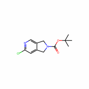 tert-butyl 6-chloro-1H,2H,3H-pyrrolo[3,4-c]pyridine-2-carboxylate