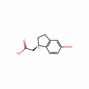 (R)-2-(5-Hydroxy-2,3-dihydro-1H-inden-1-yl)acetic acid
