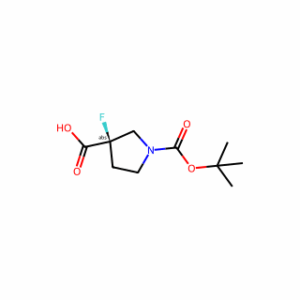 (3R)-1-[(tert-butoxy)carbonyl]-3-fluoropyrrolidine-3-carboxylic acid