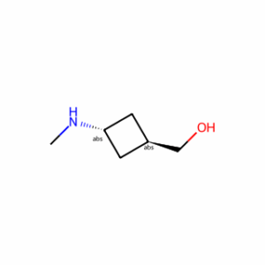 ((1R,3r)-3-(methylamino)cyclobutyl)methanol