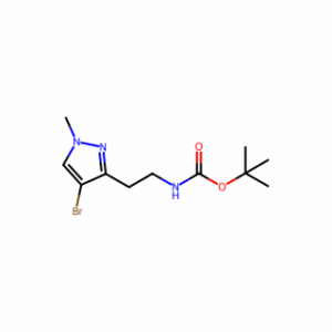 tert-butyl N-[2-(4-bromo-1-methyl-pyrazol-3-yl)ethyl]carbamate