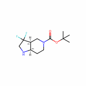 tert-butyl cis-3,3-difluoro-2,3a,4,6,7,7a-hexahydro-1H-pyrrolo[3,2-c]pyridine-5-carboxylate