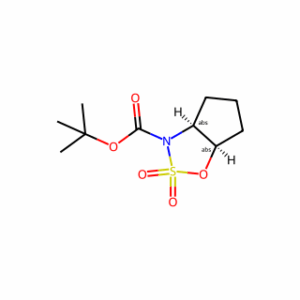 tert-Butyl (3aS,6aR)-tetrahydrocyclopenta[d][1,2,3]oxathiazole-3(3aH)-carboxylate 2,2-dioxide