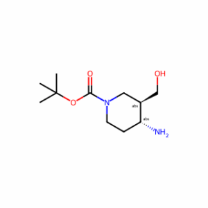 tert-butyl trans-4-amino-3-(hydroxymethyl)piperidine-1-carboxylate