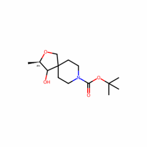 tert-butyl (3R)-4-hydroxy-3-methyl-2-oxa-8-azaspiro[4.5]decane-8-carboxylate