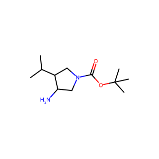 tert-butyl 3-amino-4-isopropyl-pyrrolidine-1-carboxylate