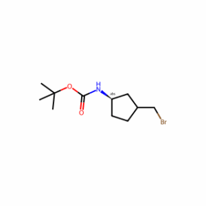 Tert-butyl ((1R)-3-(bromomethyl)cyclopentyl)carbamate