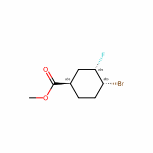 methyl (1R,3S,4R)-4-bromo-3-fluoro-cyclohexanecarboxylate
