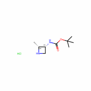tert-Butyl ((2R,3R)-2-methylazetidin-3-yl)carbamate hydrochloride