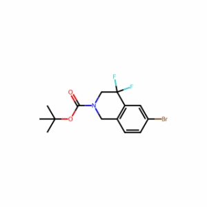 tert-butyl 6-bromo-4,4-difluoro-1,3-dihydroisoquinoline-2-carboxylate